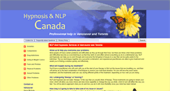 Desktop Screenshot of hypnosis-vancouver-toronto.com