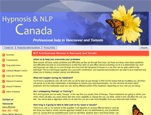 Tablet Screenshot of hypnosis-vancouver-toronto.com